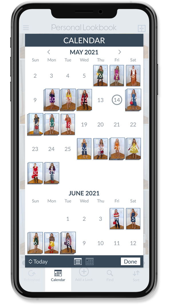 Best Outfit Planner App: Calendar